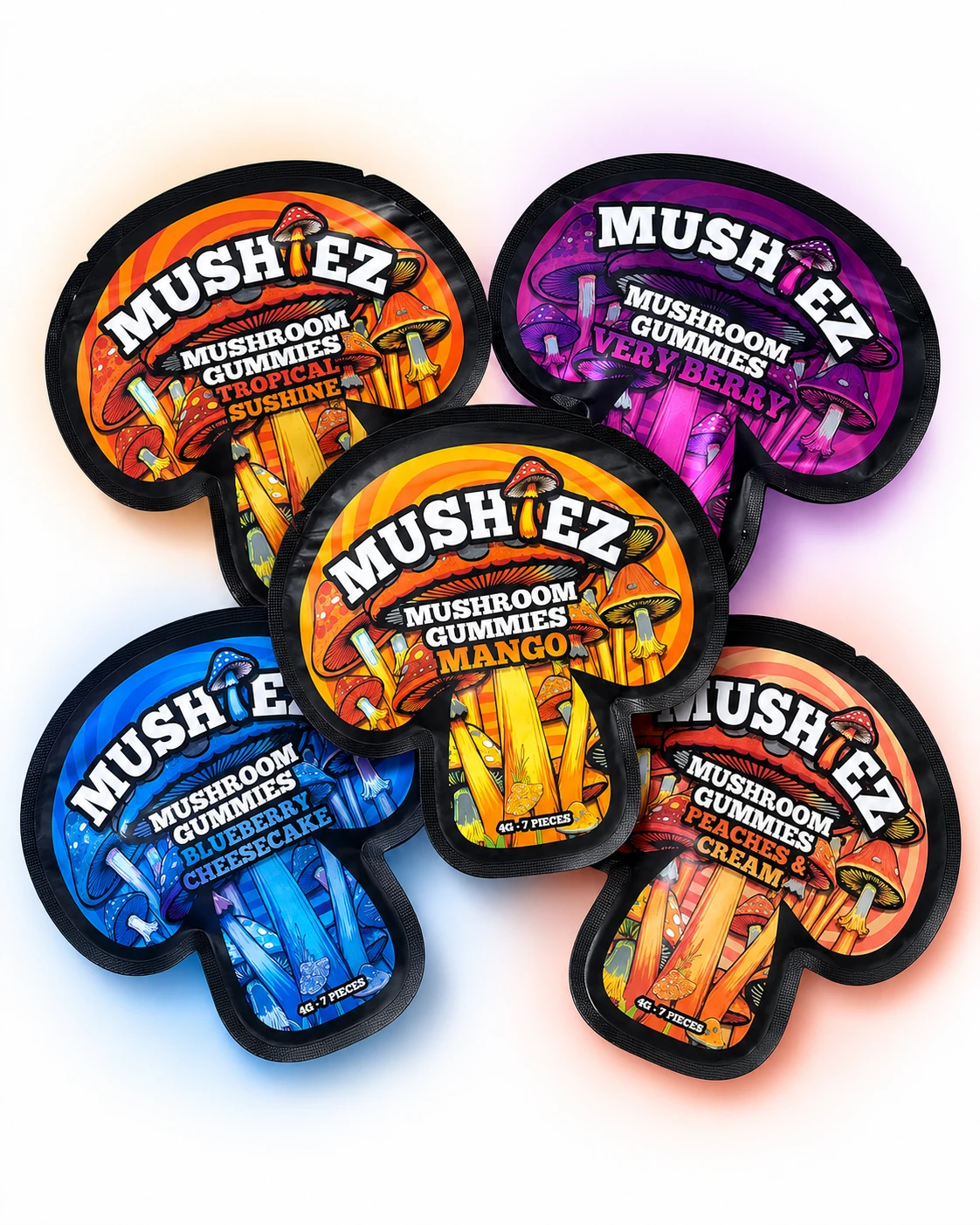 Mixed Flavors Gummies · 5-Pack